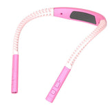LED Book Light Adjustable Brightness Neck Reading Light Pink