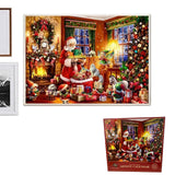 24 Days Advent Calendar 1008Pcs Christmas Puzzle Countdown Calendar Xmas Jigsaw Puzzle Style 2