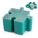 6 Layer Puzzle Sorting Organizer Box Trays for 1000 Pieces Dark Green