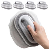 5 PCS Multi Layer Sponge Cleaning Brush Set for Kitchen and Bathroom Gray