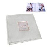 200 Pocket Photo Album with Writing Space for Wedding Family Photos White