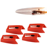 4Pcs Replacement Record Player Needle Tools Compatible with Most Turntables Record Player Stylus