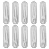 10PCS Lens Tweezers Applicator Remover Kit with Storage Case White