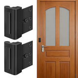 2 PCS Door Reinforcement Lock Home Security Door Locks Black
