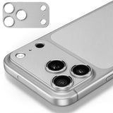 Camera Lens Protector Aluminum Hollow for iPhone 18 Pro Max 18 Pro Silver