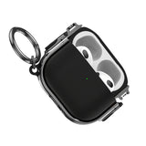 Shockproof Armor Protective Case for AirPods 4th Generation Durable TPU and PC Case Black