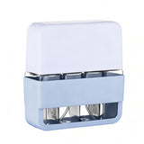 Travel Bottles with Case for Compact & Portable Travel Toiletries Blue