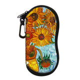 Sunglasses Soft Case Zipper Eyeglass With Belt Clip Travel Case Bag Style 2