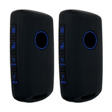 2 PCS Silicone Key Cover Compatible with Mazda CX-3 CX-4 CX-5 CX-30 Style 1