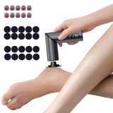 9-Speed Foldable Electric Foot File Dead Skin for Soft Smooth Feet Dark Gray