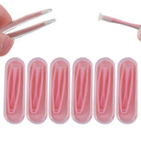 6PCS Contact Lens Tweezers Stick Inserter Remover Tool Kit Tip Storage Case Box Set Pink