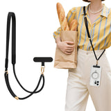 Phone Lanyard Crossbody Adjustable Lightweight Phone Strap for Women Men Black