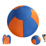 Dog Herding Ball Outdoor with Reinforced Oxford Fabric and Slow Deflation Orange