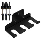 Olympic Barbell Hanger Space Saving Garage Gym Bar Wall Mount Rack