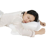 Adjustable Cervical Neck Pillow Ergonomic Memory Foam Pillow for Side Back Stomach Sleeper White