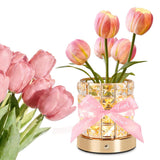 Tulip Flower Lamp 3 Color Dimming Night Light Valentine’s Day Gift Pink