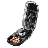 Pill Cutter and Splitter with 1/2 Adjustable Divider for Small and Tiny Pills Style 3