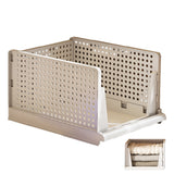 Folding Closet Organizers Stackable Plastic Storage Basket Drawer Shelf Container for Cupboard Kitchen Bathroom
