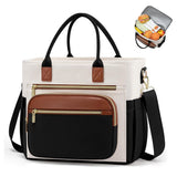 Insulated Lunch Bag Wide Opening Lunch Box for Work Picnic Beach Family