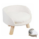 Elevated Dog Cat Bed Raised Pet Sofa with Legs