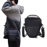 Camera Bag for DSLR/SLR Camera Triangular Carry Bag with Adjustable Shoulder Strap
