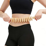Wooden Massage 12  Roller for Legs and Thighs Handheld Fascia Blaster Tool for Muscle