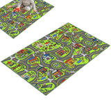 Kids Car Track Play Mat Educational City Road Rug Non-Slip Floor Playmat