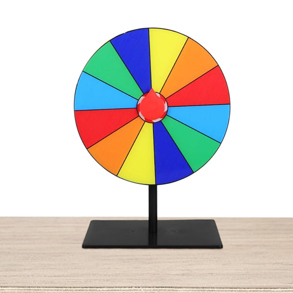 12-Slot 20cm Tabletop Lucky Prize Wheel – Spin Game for Parties & Raffles