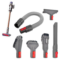 6Pcs Set Vacuum Cleaner Attachment Kit Compatible with Dyson V7 V8 V10 V11 Vacuum Cleaner Brushes