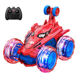 Remote Control Spiderman Car with 360 Flips – RC Toy
