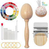 Mini DIY Darning Weaving Loom Kit for Clothes Repair