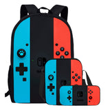 3Pcs School Backpack Set – Includes Leakproof Lunch Box and Pencil Case for Teens