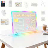 Led Note Board with Colors Drawing Tablet 6 Modes & 8 Colors Light Up Drawing Board