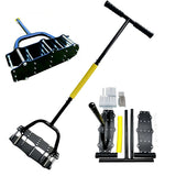 Lawn Aerator with 18 Steel Tines Manual Lawn Aerator Tool for Garden