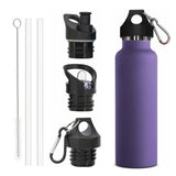 3 PCS Straw Lids for Hydro Flask Standard Mouth with 2 Straws Brush