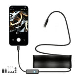 8mm USB C Endoscope Camera 640x480 with 8 LED Lights