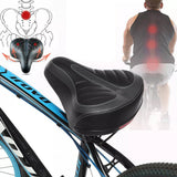 Bike Saddle Pad Wide Big Bum Soft Cruiser Bicycle Seat Air Cushion