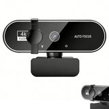 4k Webcam Video Camera Streaming USB Webcam for PC