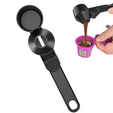 Coffee Scoop & Funnel – Measuring Spoon for Reusable K-Cup Pods