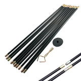 12 PCS Drain Clean Rod Set Flexible Plunger Connector DIY Universal Cleaning Tool