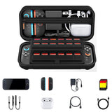 Protective Hard Shell Carrying Case for Switch 2 with 24 Game Card Slots
