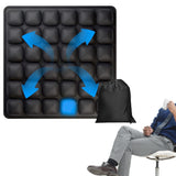 Inflatable Airplane Seat Cushion for Long Flights Car Office Chair Portable with Air Pump