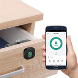 Bluetooth APP Fingerprint Cabinet Lock Smart File Drawer Wardrobe Lock Child Safety Electric Lock