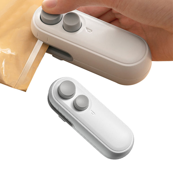 2-in-1 Mini Bag Sealer Rechargeable Bag Opener for Chip Snacks Plastic Bags