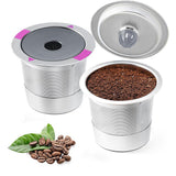 2 PCS Stainless Steel Coffee Filter Pods Compatible with Keurig 1.0/2.0