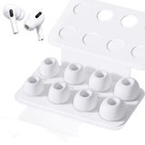 4 Pairs Ear Tips Compatible With AirPods Pro with Storage Box