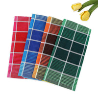 4PCS High Absorbent Kitchen Tea Towels – Polyester Cotton Eco-Friendly