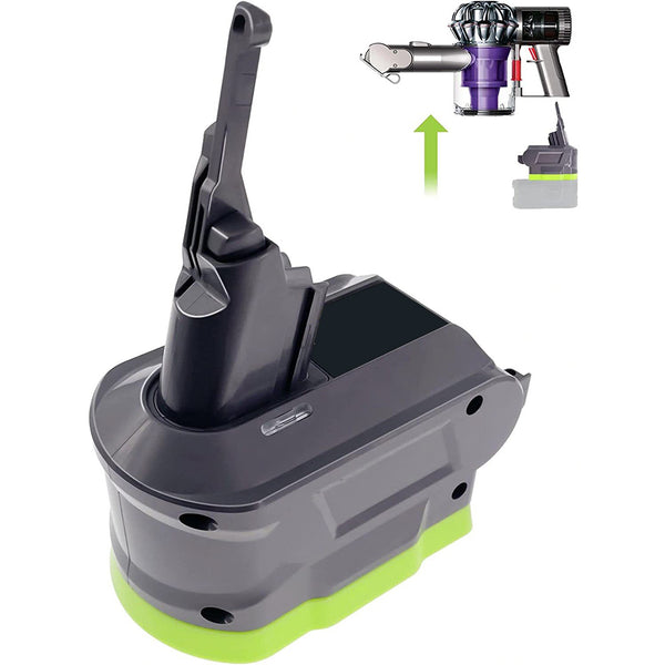 Replacement Battery Adapter Converter for Ryobi 18V Lithium Battery for V7/V8 Dyson Vacuum Cleaner Accessories