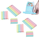 24PCS Plastic Bag Clips Sealer Clamp for Kitchen Food Snack Storage