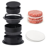 3 in 1  Hamburger Press Patty Maker Burger Press for Outdoor Cooking BBQ